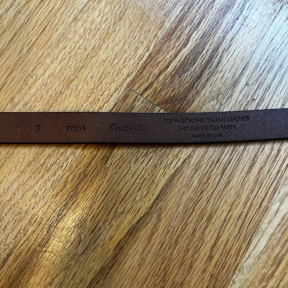Madewell Brown Italian Leather Knot Loop Belt - Picture 5 of 6